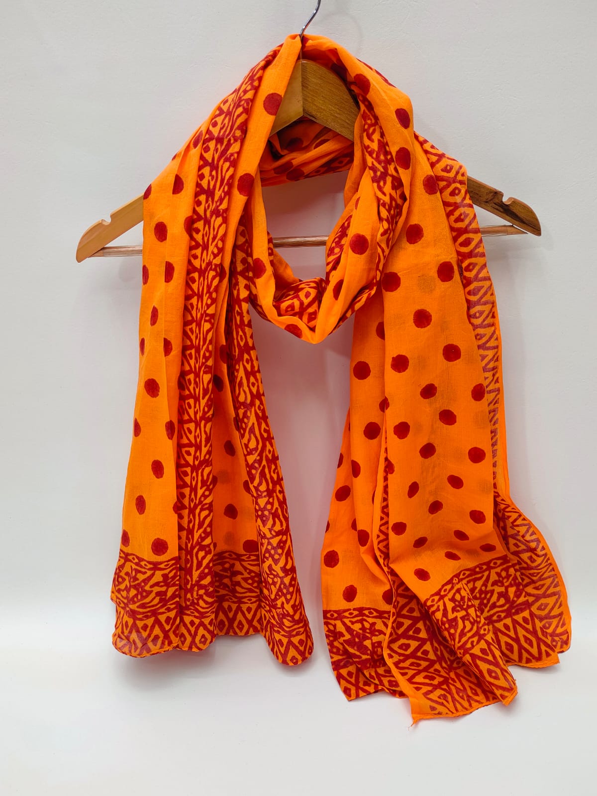 Cotton Dupattas Hand Block Print