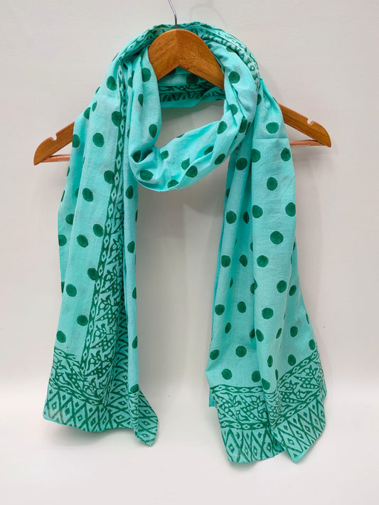 Cotton Dupattas Hand Block Print