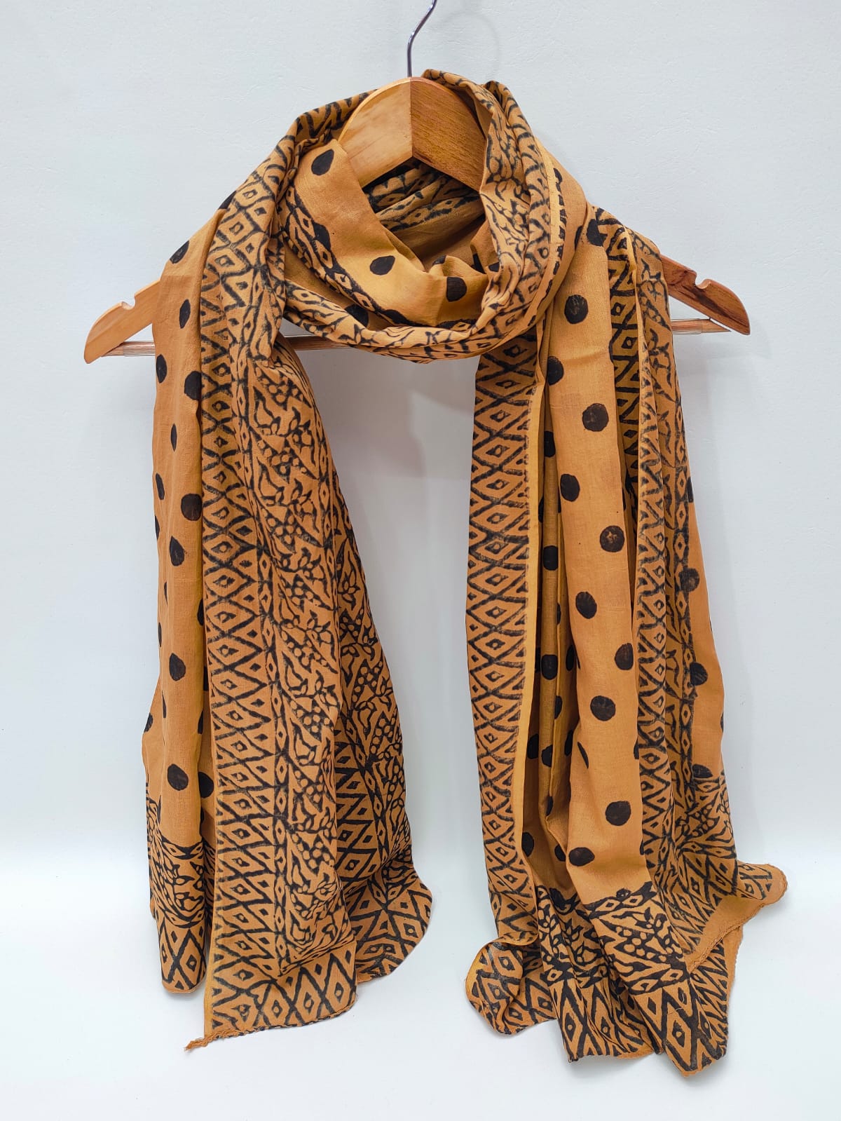Cotton Dupattas Hand Block Print
