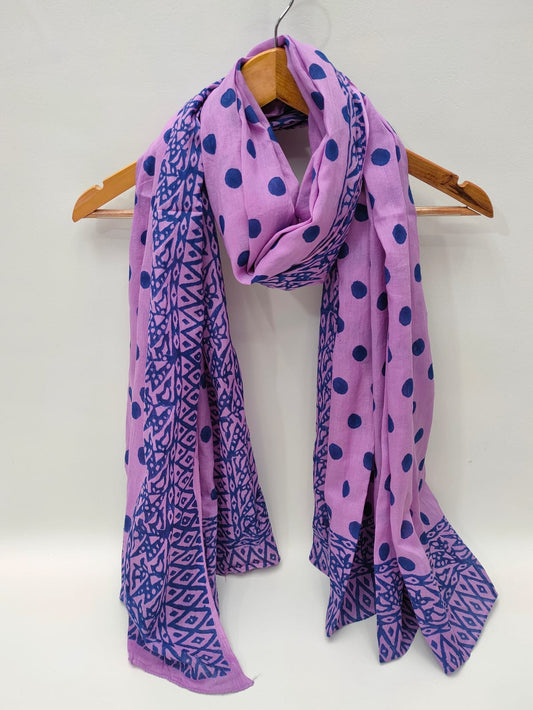 Cotton Dupattas Hand Block Print