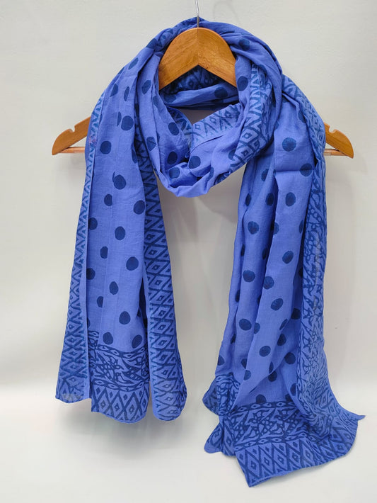Cotton Dupattas Hand Block Print