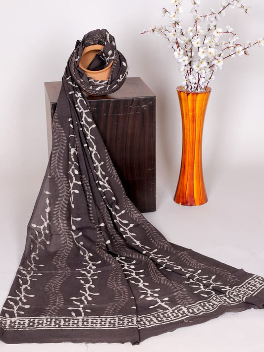 Bagru cotton dupatta