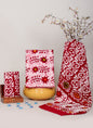 Batik Hand Block Cotton Salwar Suit Set with Cotton Dupatta