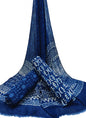 Bagru Hand Block Cotton Salwar Suit Set with Chiffon Dupatta  - TSPSCFGB36