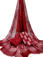 Bagru Hand Block Cotton Salwar Suit Set with Chiffon Dupatta  - TSPSCFGB8
