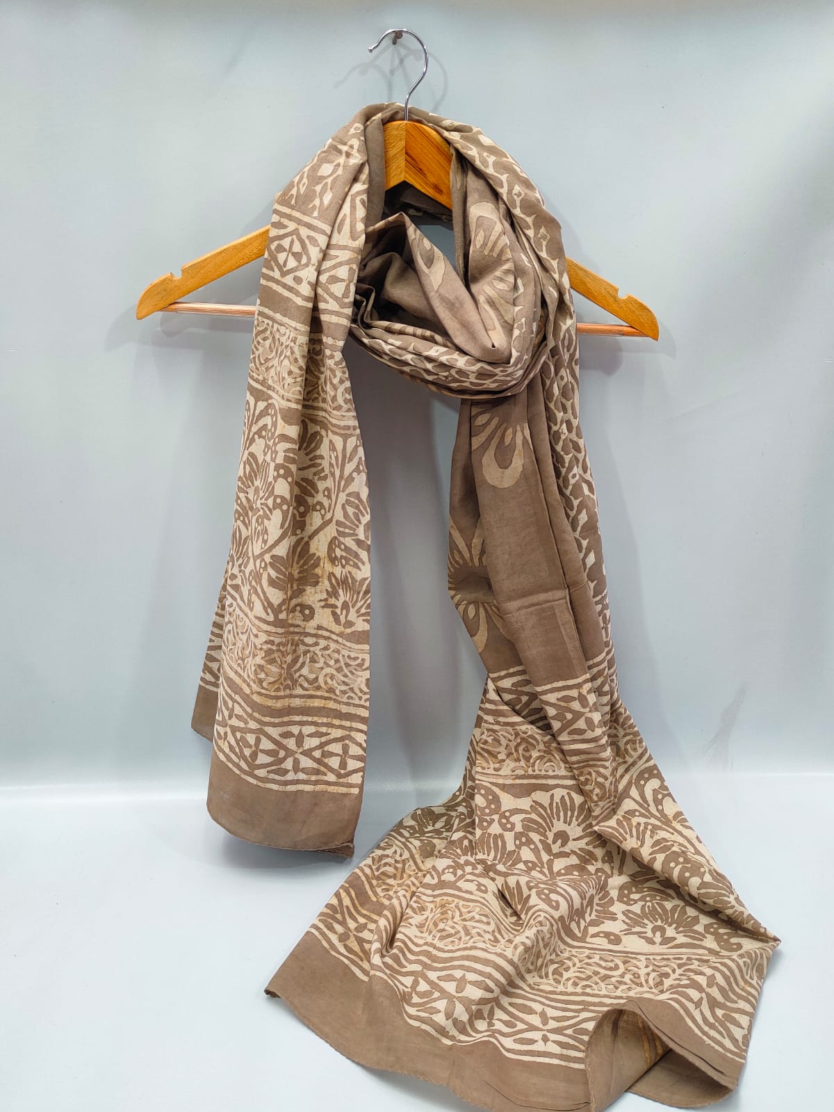 Cotton Dupatta Block Printed