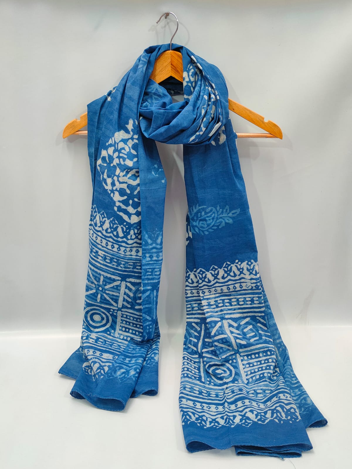 Cotton Dupatta Block Printed