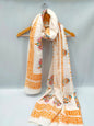 Cotton Dupatta Block Printed