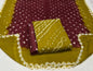 Best quality Bandhani Cotton Suit Set with Cotton Dupatta