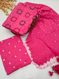 Bandhani Cotton Suit Set