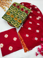 Bandhani Cotton Suit Set