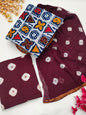 Bandhani Cotton Suit Set