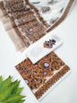 Hand Block Chiffon Dupatta Suits