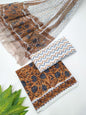 Hand Block Chiffon Dupatta Suits