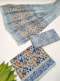 Hand Block Chiffon Dupatta Suits