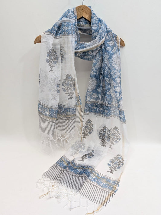 Kota Doriya dupattas block printed