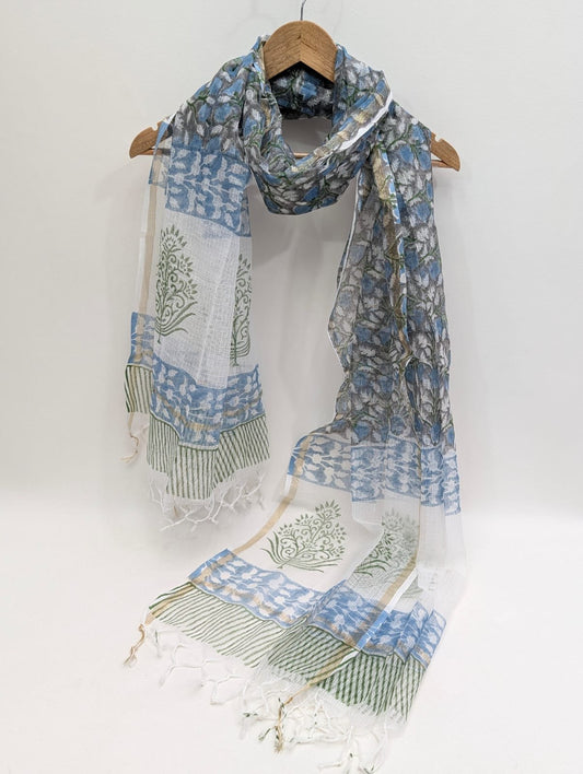 Kota Doriya dupattas block printed