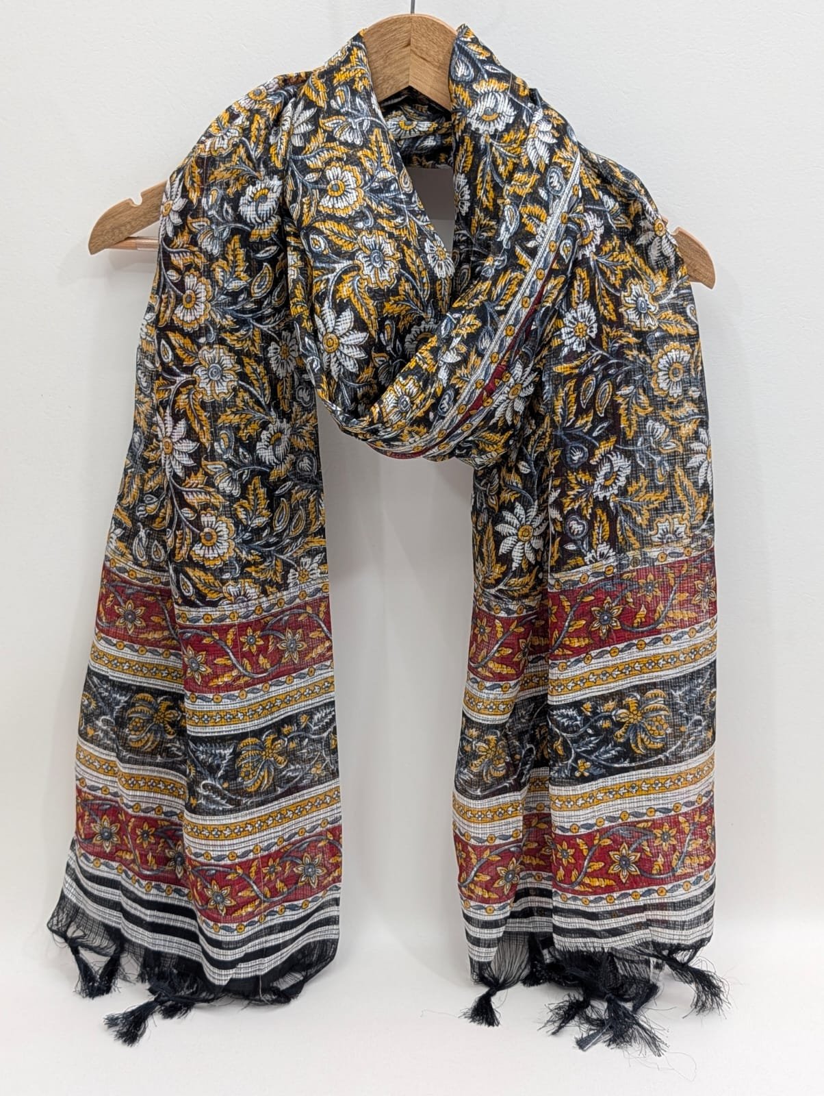 2 meter hand block printed Dupatta Stole
