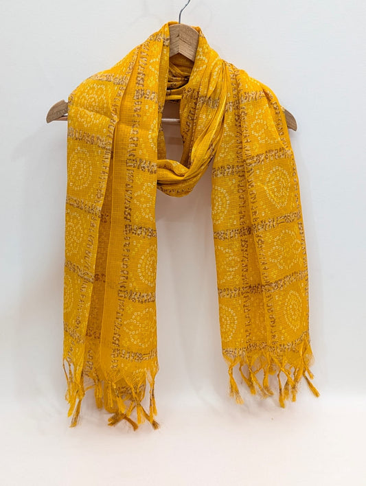 2 meter hand block printed Dupatta Stole