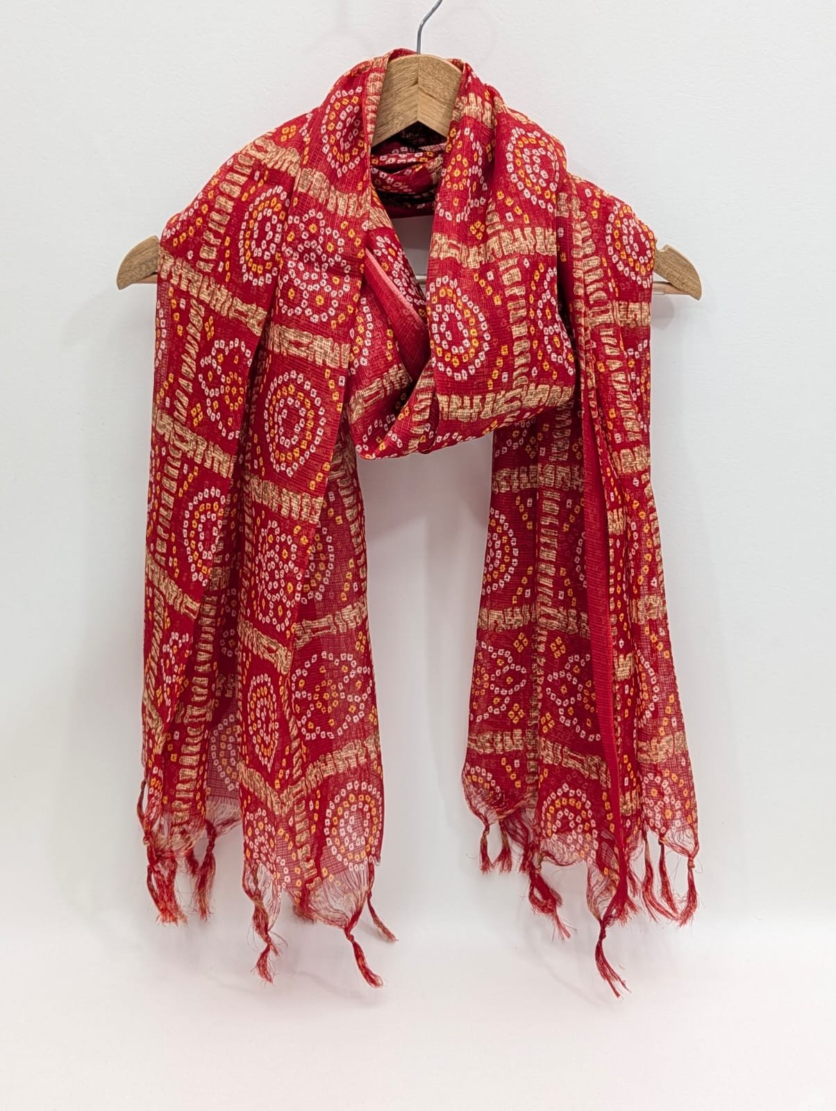 2 meter hand block printed Dupatta Stole