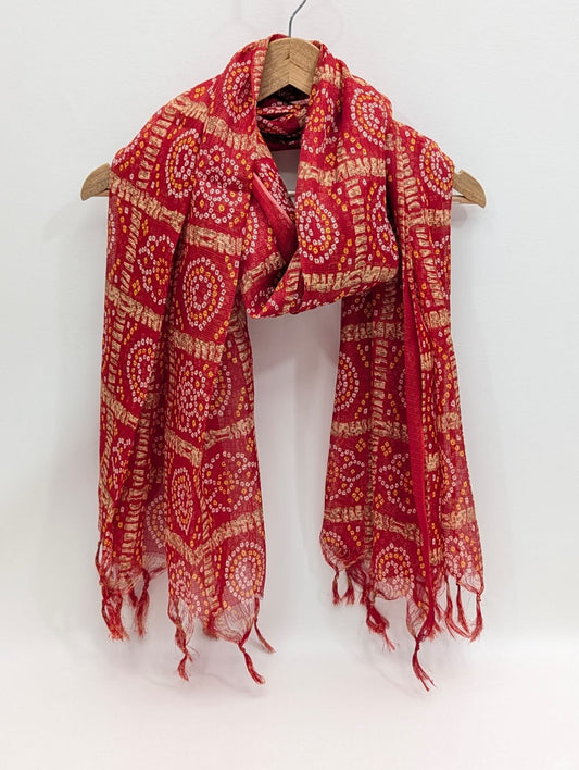 2 meter hand block printed Dupatta Stole