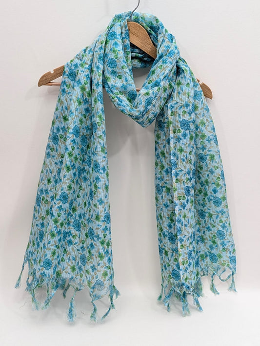 2 meter hand block printed Dupatta Stole