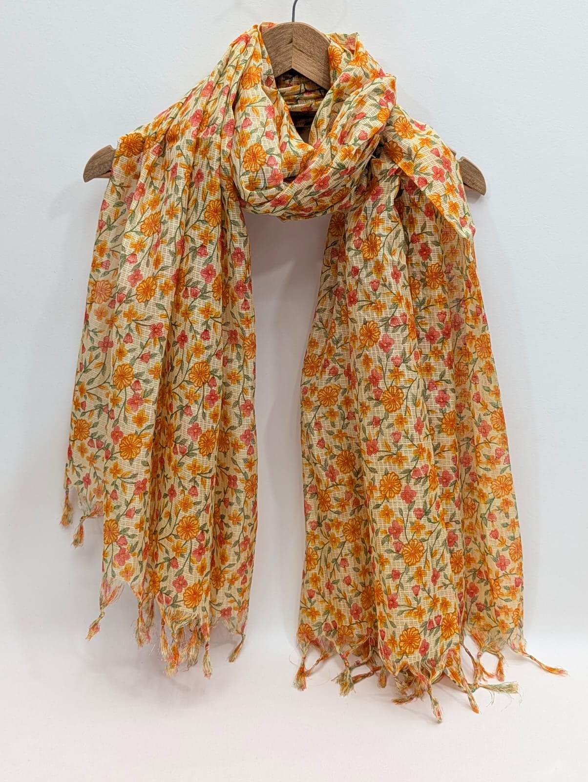 2 meter hand block printed Dupatta Stole