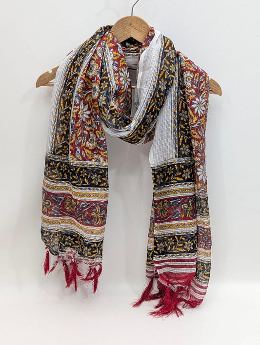 2 meter hand block printed Dupatta Stole