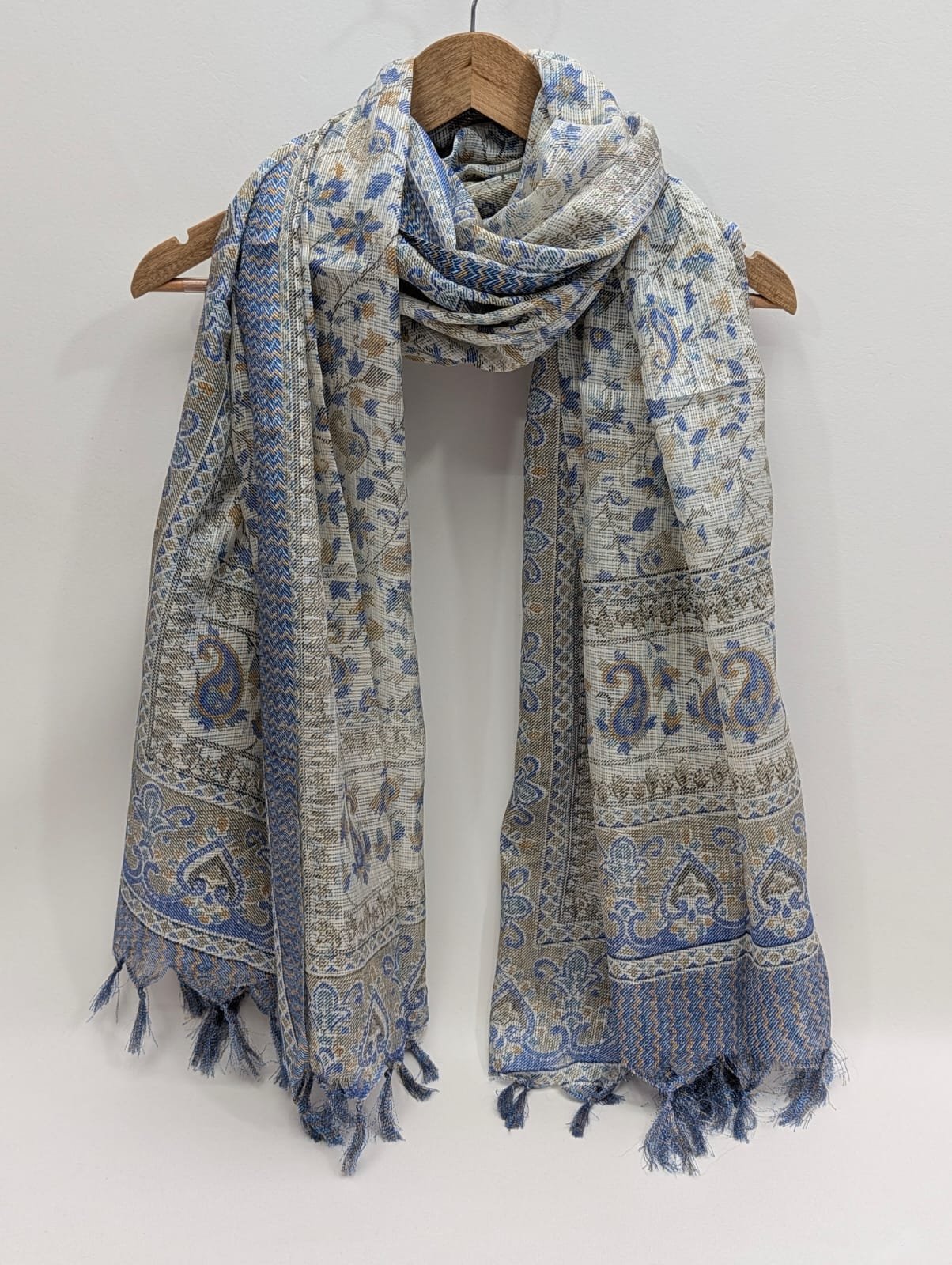 2 meter hand block printed Dupatta Stole