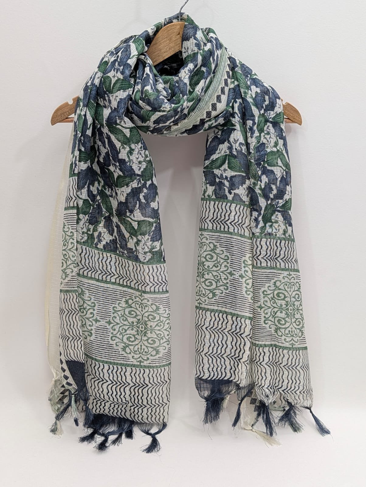 2 meter hand block printed Dupatta Stole