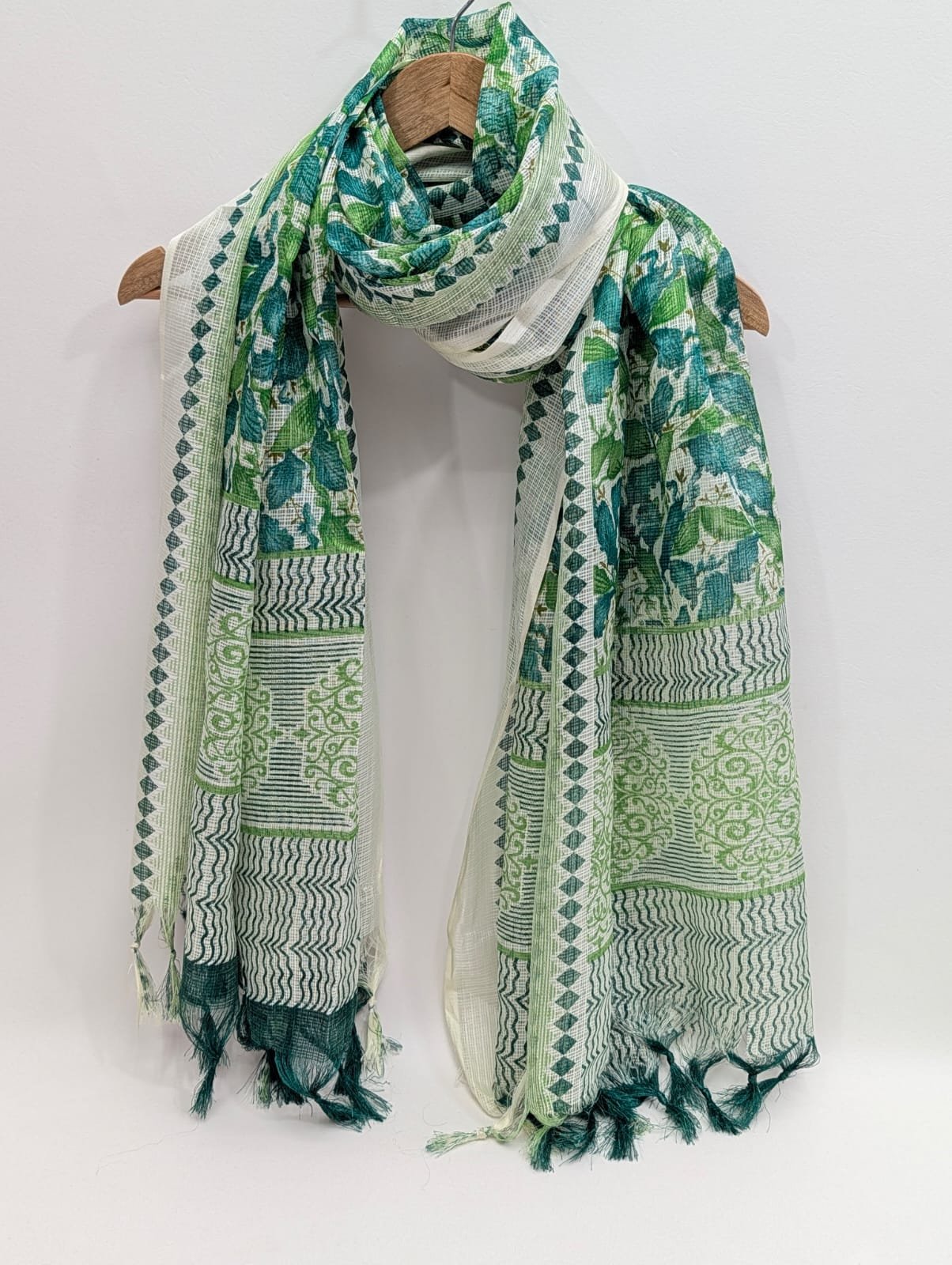 2 meter hand block printed Dupatta Stole