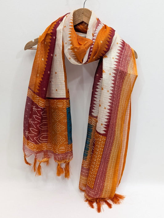 2 meter hand block printed Dupatta Stole