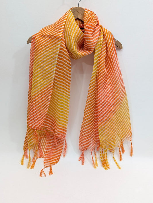2 meter hand block printed Dupatta Stole