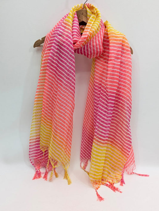 2 meter hand block printed Dupatta Stole