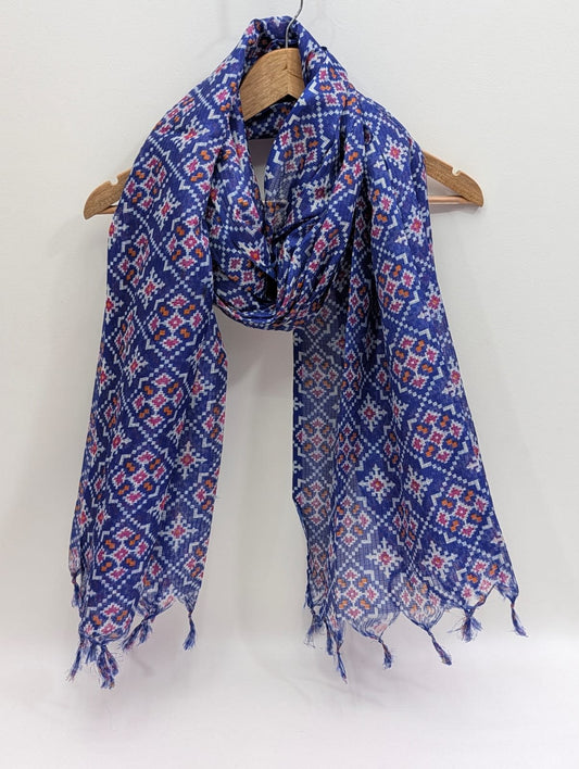 2 meter hand block printed Dupatta Stole