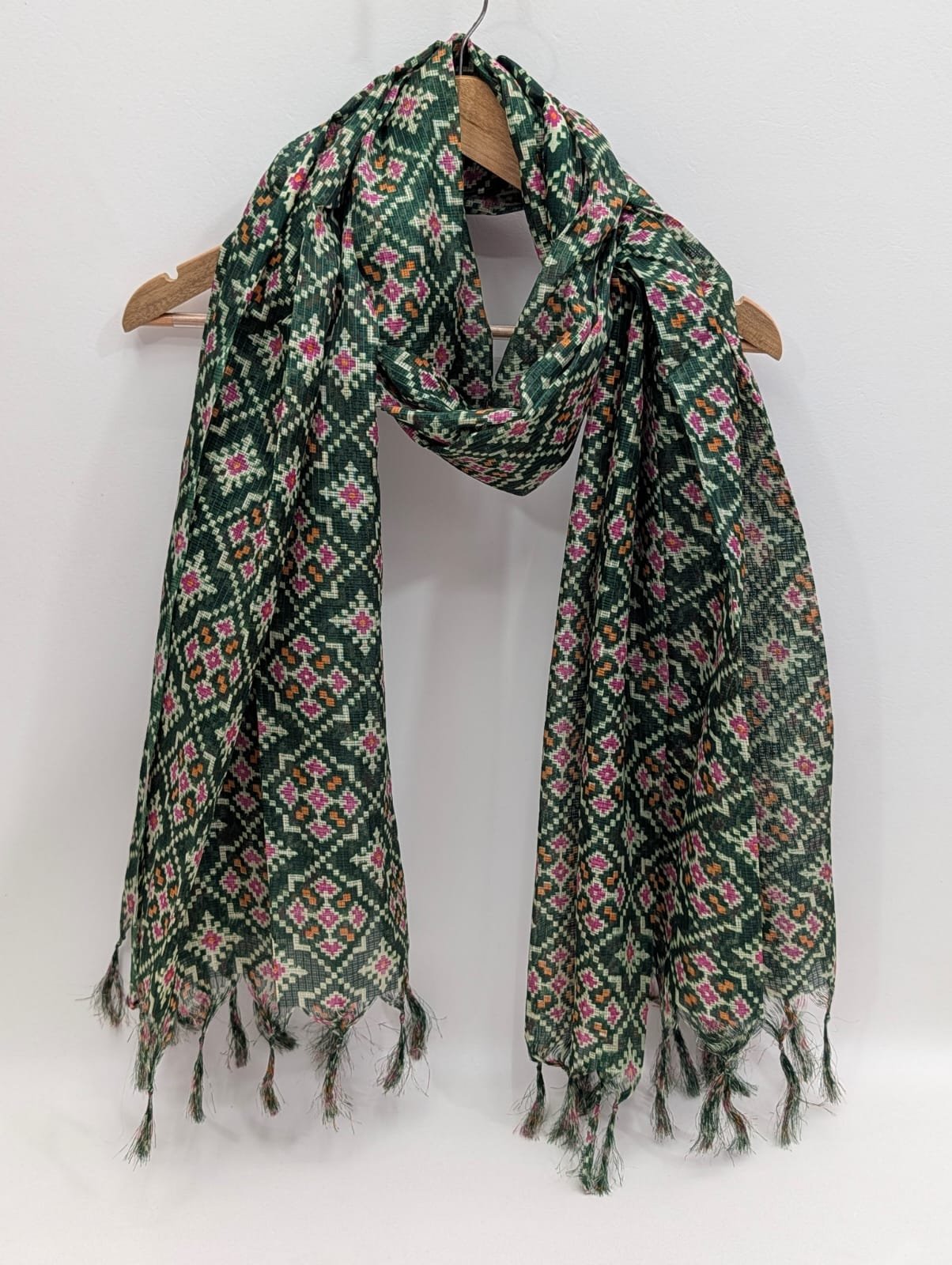 2 meter hand block printed Dupatta Stole