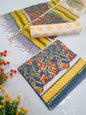 Hand Block Cotton Salwar Suit Set with Kota Doriya Dupatta  - TSPSKDVV25