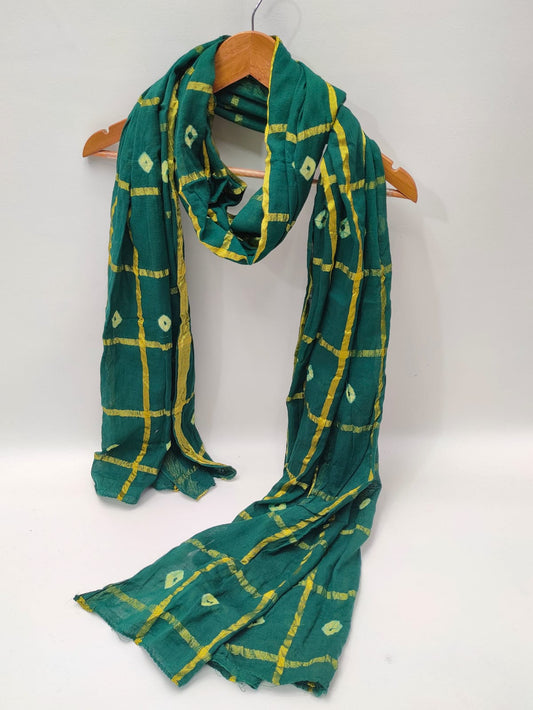 2.5 Meter Bandhani Mul-Cotton Dupatta 
