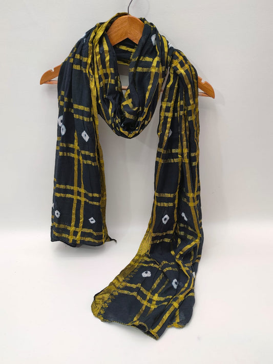 2.5 Meter Bandhani Mul-Cotton Dupatta 