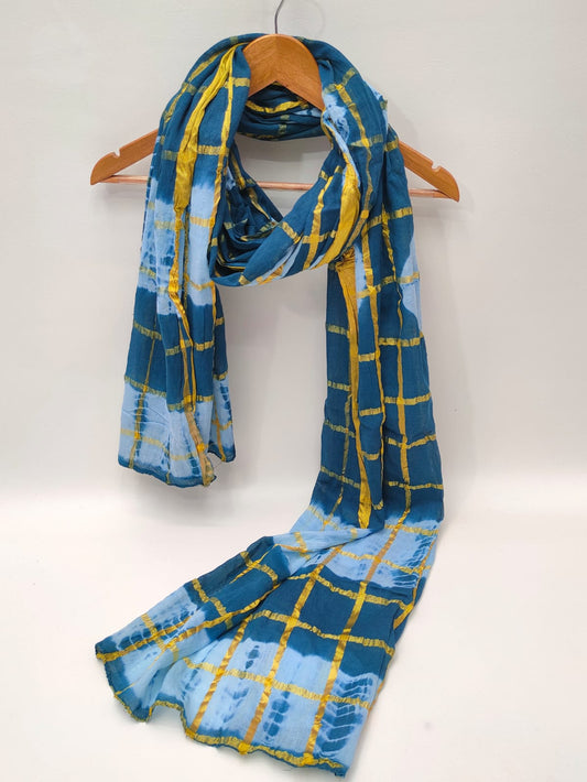 2.5 Meter Bandhani Mul-Cotton Dupatta 