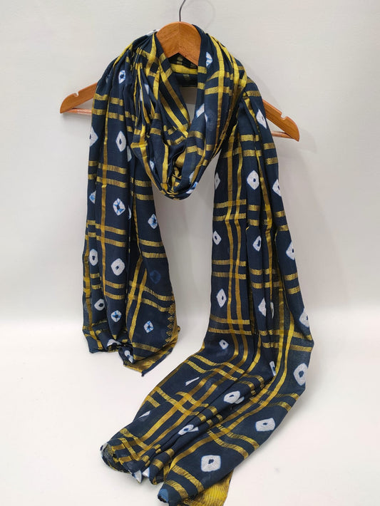 2.5 Meter Bandhani Mul-Cotton Dupatta 