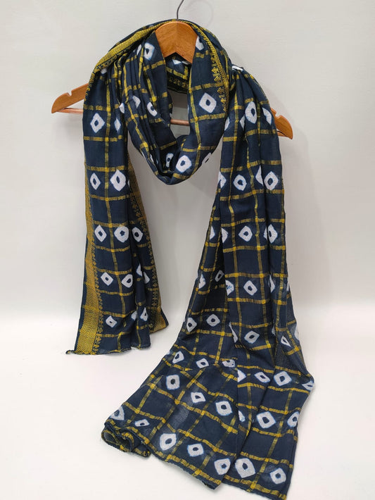 2.5 Meter Bandhani Mul-Cotton Dupatta 