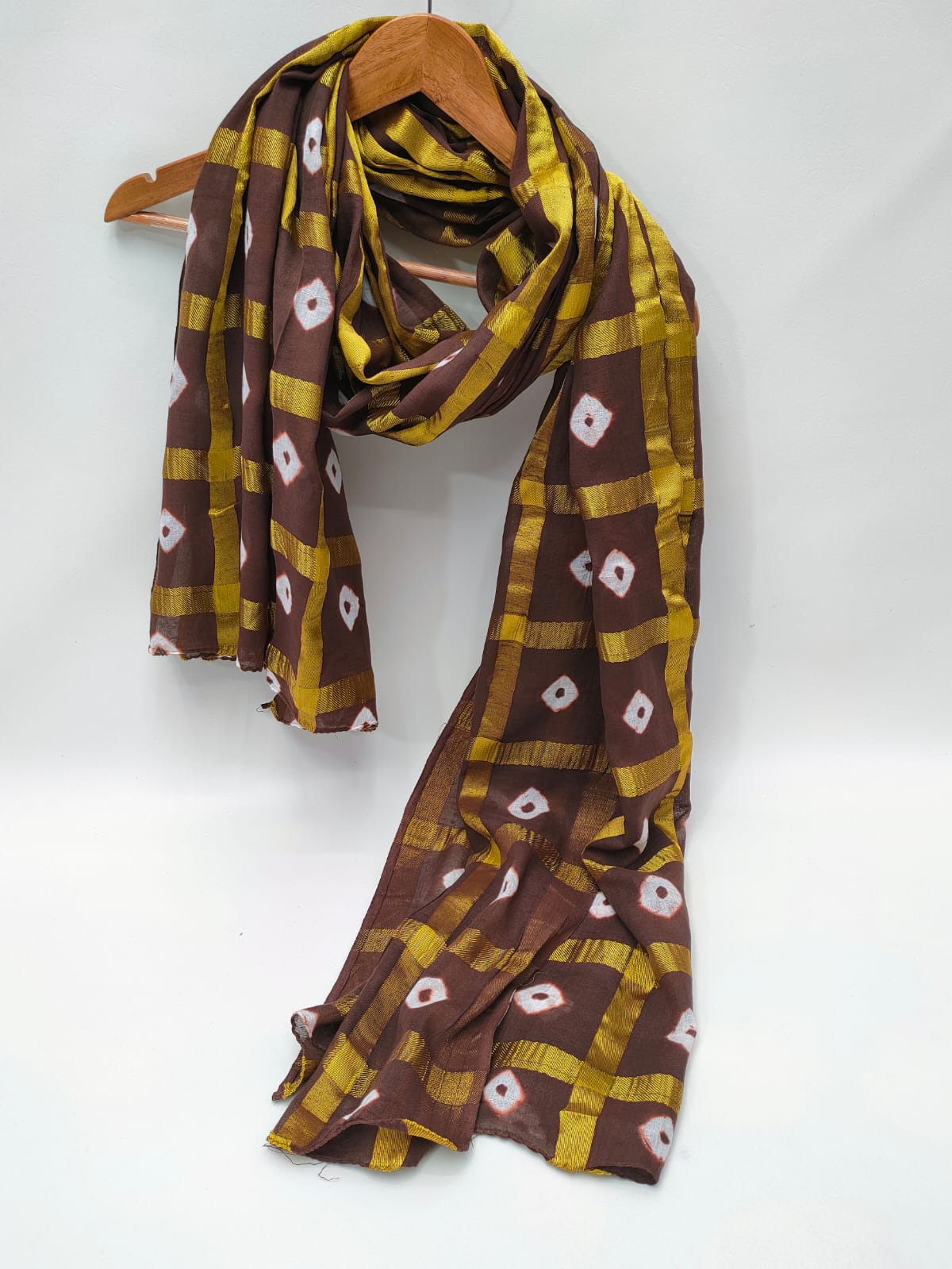 2.5 Meter Bandhani Mul-Cotton Dupatta 