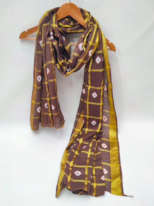 2.5 Meter Bandhani Mul-Cotton Dupatta 