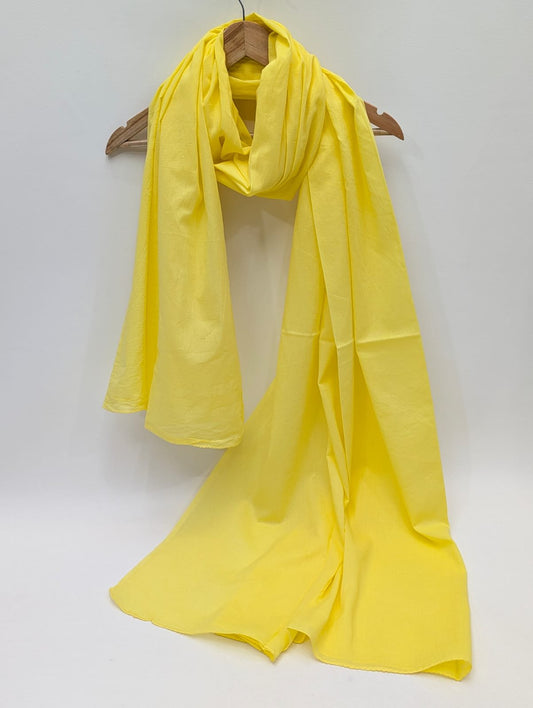 Plain Mul Cotton Dupatta