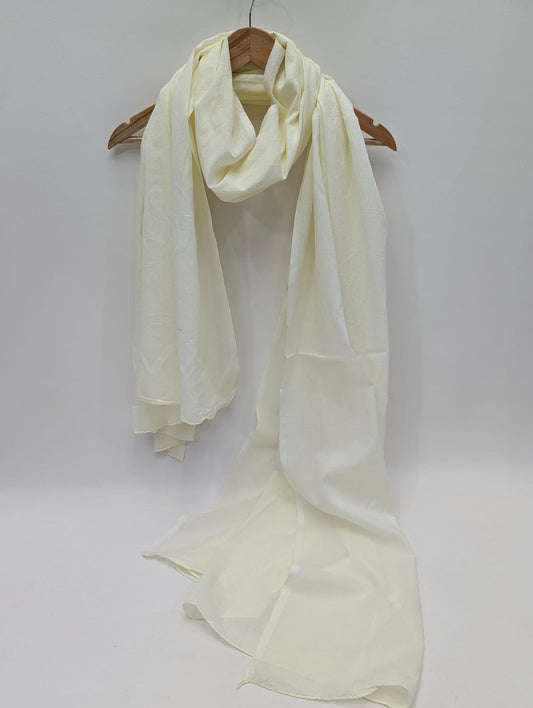 Plain Mul Cotton Dupatta