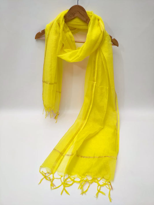 Kota Doriya Block Printed 2.5 mtr Dupatta