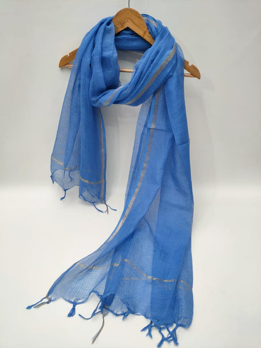 Kota Doriya Block Printed 2.5 mtr Dupatta
