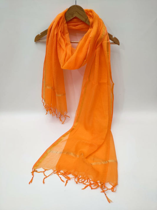 Kota Doriya Block Printed 2.5 mtr Dupatta