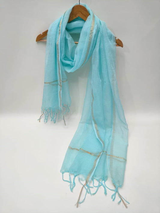 Kota Doriya Block Printed 2.5 mtr Dupatta